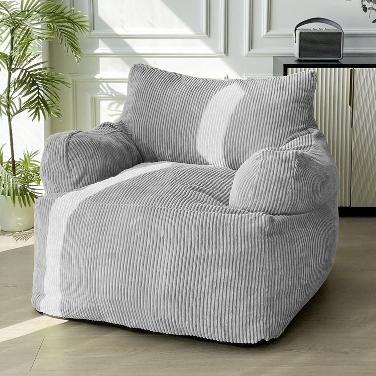 Trule Corduroy Bean Bag Chair & Lounger Wayfair Canada